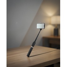 Işıklı Katlanabilir Selfie Çubuğu 130 Cm Uczzzbluetoothluselfieçubuğu-2