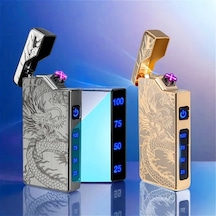 Willowhaven Kişiye Özel Rüzgara Dayanıklı Usb Şarjlı Plazma Çakmak Hızlı Şarj Kamp Siyah