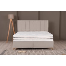 Kilim Mobilya Comfort Lüks Sleepy Baza Başlık Ve Yatak Seti 140x190 Bej