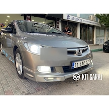 Kit Garaj Civic Fd6 Makyajsız Kasa Için Makyajlı Ön Ek Plastik Boyasız