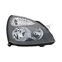 Renault Clio 2005-2008 Far Sol Grı Çerçevelı Manuel Oem No:7701057654