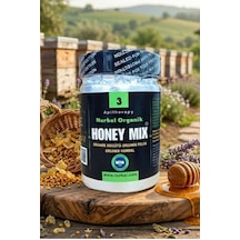 Nurbal Şifa Merkezi Honey Mix 3 Organik Arısütü Polen Bal 400 G