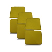 Knsz minder seti 3 lü zng&mğr&uslu srı suni deri tel bar sandalyesi oturma ve sırt minderi set