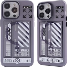 Newface Apple İphone 14 Pro Max Kılıf Apollo Magneticsafe Desenli Kapak - Apollo Mor - 1