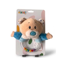 Pl50191 15cm Şeffaf El Çıngırağı Peluş Çıngırak