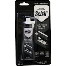 Selsil Tüp Silikon 50ml - Şeffaf Tr