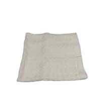 Bebek Battaniye Örgü Beyaz