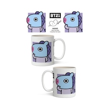 Bt21 Mang Temalı Beyaz Kupa Bardak Sevgiliye Arkadaşa Hediye Beyaz