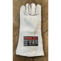 Starline Yüksek Kalite Kaynakçı Eldiveni Kalın Deri Eldiven 10xl E071