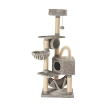 M-pets Olympus Tırmalama Tahtalı Kedi Evi 60x37x150 Cm 244-54022.01