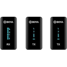 Boya By-xm6-s2 Kablosuz Ikili Yaka Mikrofonu