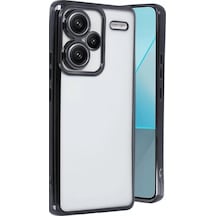Newface Xiaomi Redmi Note 13 Pro Plus Kılıf Razer Lensli Silikon - Siyah