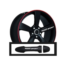 Peugeot 307 İçin - Uyumlu Aksesuar Oto Kapı Kolu/jant - Sticker 10 Adet 10 1,5 Cm