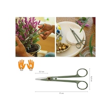 Urban Plant Care, Tutuculu Küçük Bitki Makası, Oda Bitkilerinde İnce Kesimler İçin, Toplam Uzunluk 17 Cm, Paslanmaz Çelik/plastik, Koyu Yeşil/siyah, 1075315