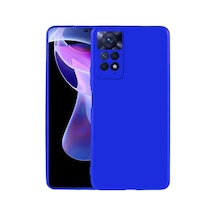 Zore Redmi Note 11 Pro 5g Kılıf Nvth Premier Silikon Kapak - Saks Mavi