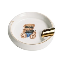 Firebird Teddy Bear Beyaz-gold Tekli Porselen Puro Küllüğü - Trm3018