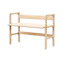 Woodesk Nido,montessori Ahşap Çocuk Masa Ve Taburesi, Cpt4772-100 Naturel