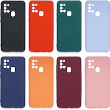 Samsung Galaxy Uyumlu A21S Kilif Içi Kadife Disi Mat Lansman Kapak 502983707