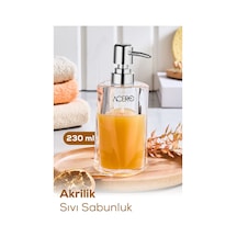 Vienev Akrilik Sıvı Sabunluk 230 Ml Şeffaf 1995 Şeffaf