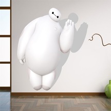 Sones 3d Yaratıcı Karikatür Baymax Desen Moda Duvar Çıkartmaları, Boyut: 50cm X 70cm Diğer