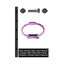 Özel Üretim Spor Aleti Renkli Çember Bpc-100 Pink Plates Çemberi Pembe Renk Poşette