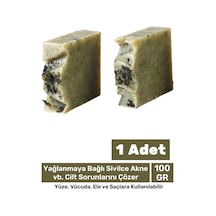 100% Doğal Güzel Kokulu El Yüz Saç Vücut Cilt Onaran Kolajen Etkili Isırgan Bitkisel Sabun 1 Adet