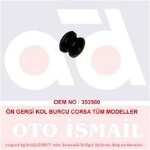 DOĞRU KAUÇUK 688 Ön Gergi Kol Burcu Corsa Tum Modeller