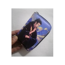 Owlbag Company Owl Bag Jujutsu Kaisen - Suguru Geto Desenli Tasarım Suni Deri Cüzdan Çok Renkli