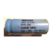 Mallory 10V 54000Uf Kapasitör Ses 1649555 54Mf