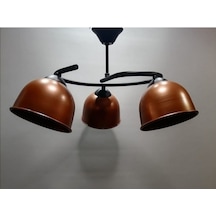 Riolight Modern Üçlü Bakır Başlık Metal Sarkıt Avize (551347011)