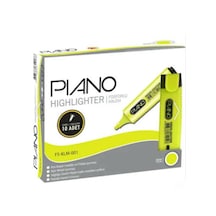 Piano Fosforlu Kalem Sarı 10 Adet 1 Paket 10 Adet