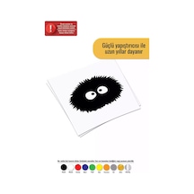 Dust Bunny Sticker Oto Motor Laptop Duvar Folyo Sticker 50 X 45 Cm