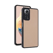 Redmi Note 12 Pro 4g Kılıf Aras Deri Kapak - Pudra Bz8683140837105