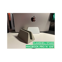 Macbook Pro 14 Ve 16 Inç Uyumlu Dikey Laptop Standı - Masaüstü Organizer Clamshell Tutucu
