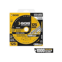 Sgs Vakumlu Elmas Çok Amaçlı Multı-metal Kesici 125 Mm Sgs2366