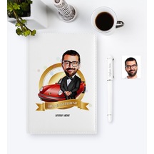 Kişiye Özel Yılın En İyi Patronu Karikatürlü 2021 Ajanda Kalem Se N11.547 Çok Renkli