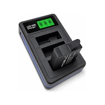 1 Adet Batarya Gopro Hero 5 Hero 6 Hero 7 Hero 8 İle Uyumlu 3 Slot Lcd Ekranlı Usb Batarya Şarj Cihazı Ahdbt-501 Ahdbt-801 Uyumlu Aksiyon Kamera Pil Şarj Ünitesi Go501 Şarj Cihazı Ve Pil