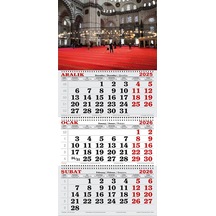 2026 Yılı Gemici Takvimi-sultan Ahmet Camii İçerisi
