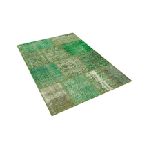 Klasik Modern Patchwork Eskitme Halı 120 X 180 Cm 5654
