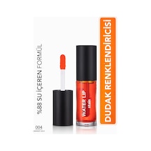 Flormar Kalıcı Mat Dudak Tint'i (turuncu) - Water Lip Stain - 004 Orange Juice - 8682536042192