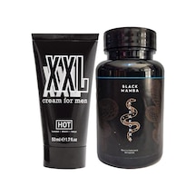 Hotxxl 50 Ml Erkeğe Hacimdestek Kremi + Siyahkobra Erkeğe Katılık