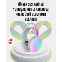 40mm Sürücülü Rgb Kablosuz Kulaklık Oyun Ve Müzik İçin Najmaddin 40mm Sürücülü Rgb Kablosuz Kulaklık Oyun Ve Müzik İçin Najmaddin