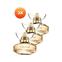 Cherish Kadın Parfüm Edp 50 Ml. Üçlü Set Çiçeksi