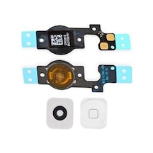 İphone 5c Home Tuş Flex Beyaz