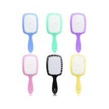 Karışık Saç Fırçası Salon Saç Şekillendirici Araçları Büyük Plaka Tarak Masaj Saç Tarak Saç Fırçaları Kızlar At Kuyruğu Tarak Şeker Renk