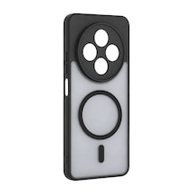 Xiaomi Redmi 14c Loji Magsafe Kapak - Siyah Evimdeyokyok