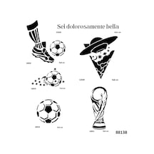Futbol Spray Tattoo İle Geçici Dövme Yapma Seti