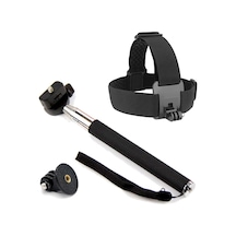 Sony Aksiyon Kameraları için Kafa Bandı Ve Monopod Seti
