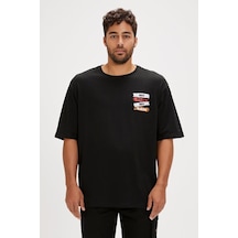 Bad Bear Gaın T-shırt Os Nıght Erkek Tişört Siyah S-xxl 001