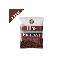Kahve Dünyası Orta Kavrulmuş Türk Kahvesi 100 G X 4 Adet - Taze Çekilmiş Kahve Diğer